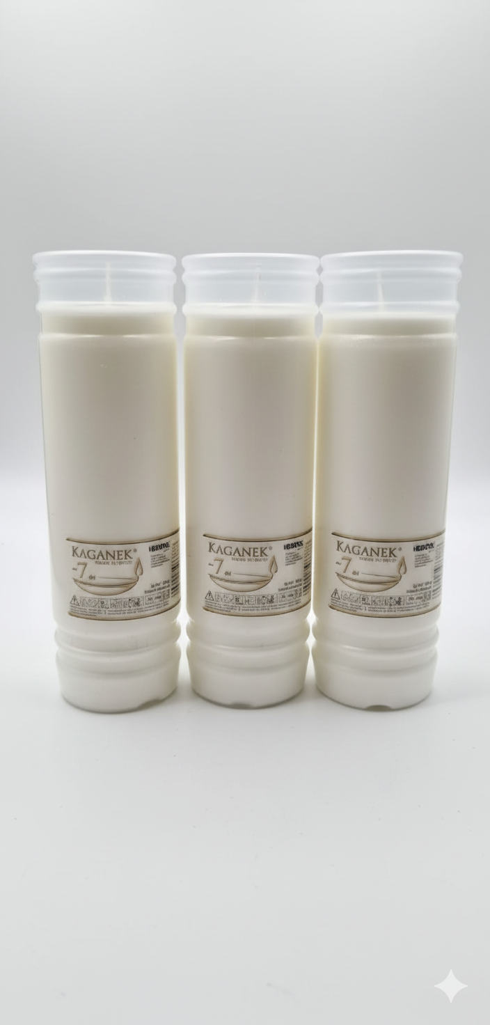 Wkłady do zniczy KAGANEK 7  dni  ZGRZEWKA 16  SZT